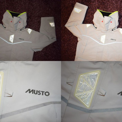 Musto MPX Gore-Tex Pro Offshore Platinum Men's Jacket Size S New White