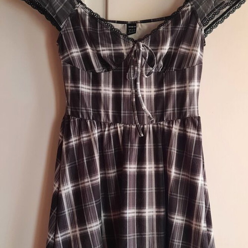 Shein women's checkered dress size XS
