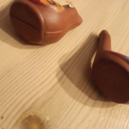 Lalitsa whistles new, pack of 2, clay bird design