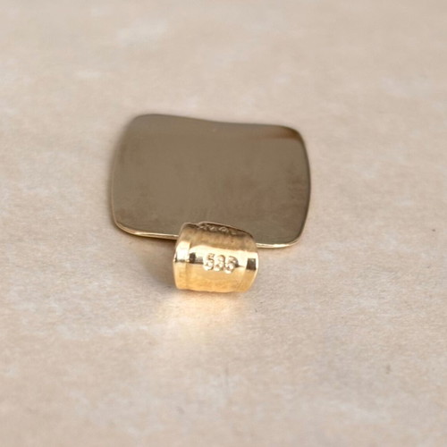 Zodiac Aries gold k14 pendant used