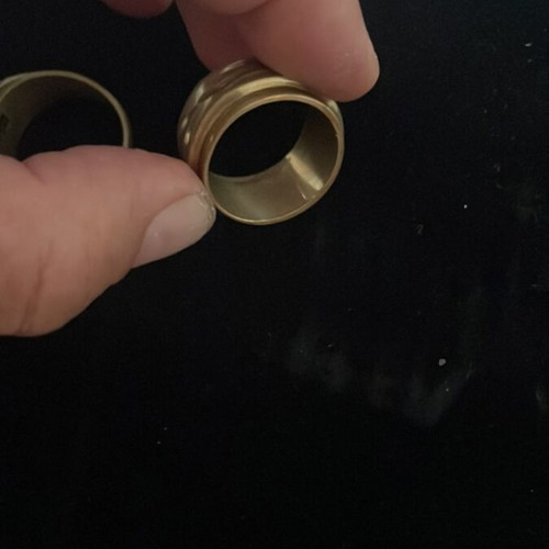 Large ring used, probably bronze, vintage