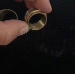 Large ring used, probably bronze, vintage