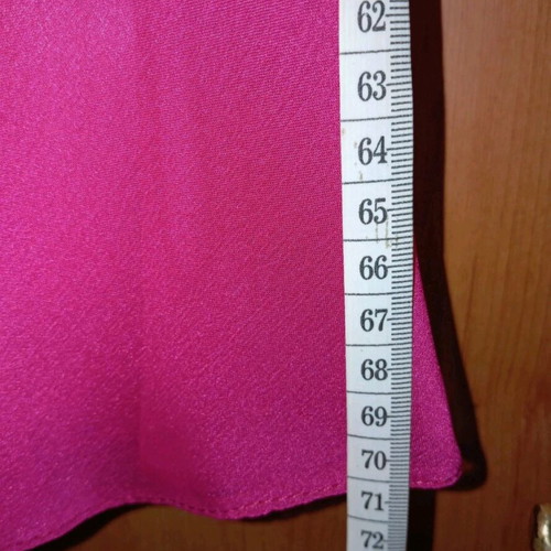 Chiffon satin dress like new with matching pink scarf, size S
