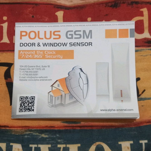 Door or window sensor new for warehouse or home without wifi and power
