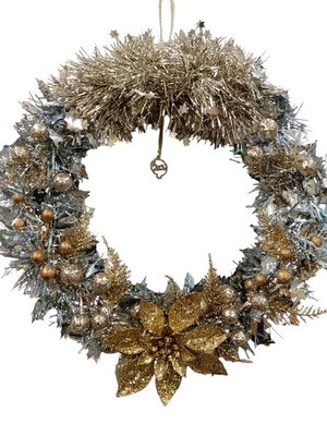 Christmas wreath handmade large 40cm new with "2026"