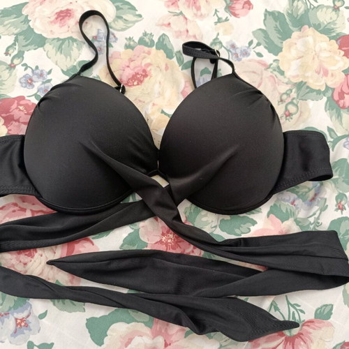 Shein swimwear top new, size XL, black