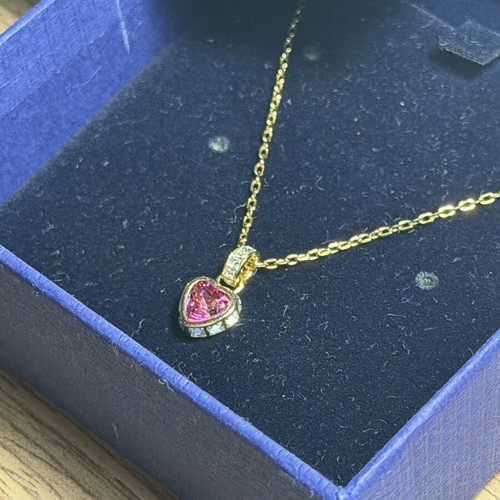 Swarovski necklace with gold tone and certificate