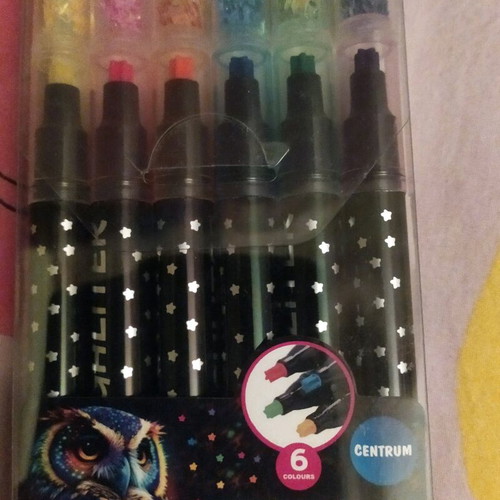 Highlighters new set of 6 colors Centrum with star tips