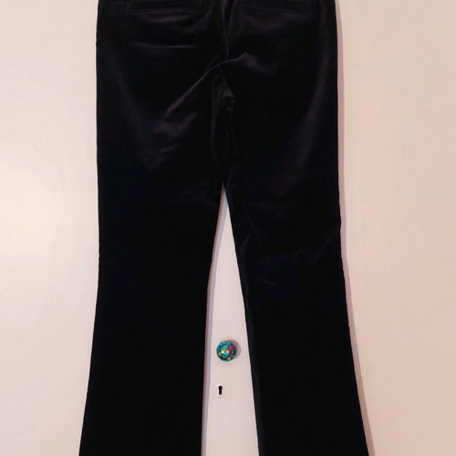 Banana Republic black velvet pants new, size M