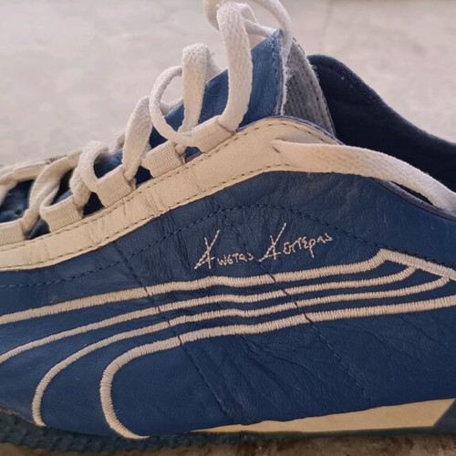Collectible Puma shoes Kostas Kenteris used, size 41