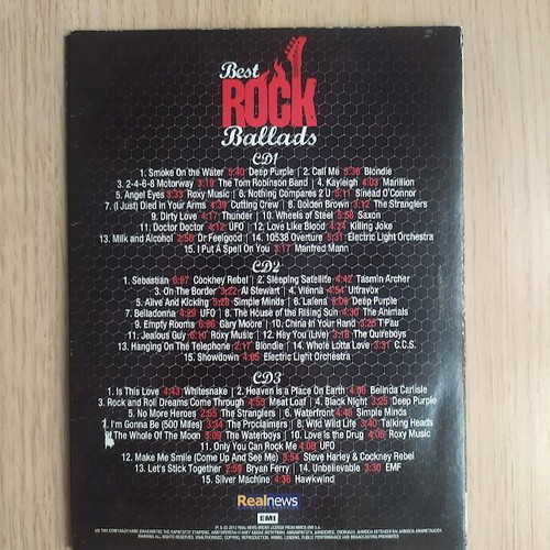 Best Rock Ballads 2CD collection like new