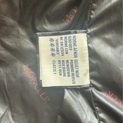 Moncler women's jacket used, size Small, black