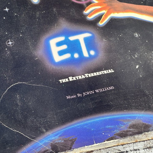 E.T. The Extra-Terrestrial Original Soundtrack vinyl used, 1982, John Williams