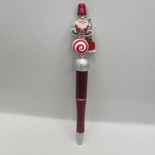 Handmade Christmas-themed pen new, black