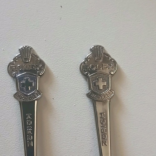 Rolex Bucherer Zurich collectible spoons new, set of 2
