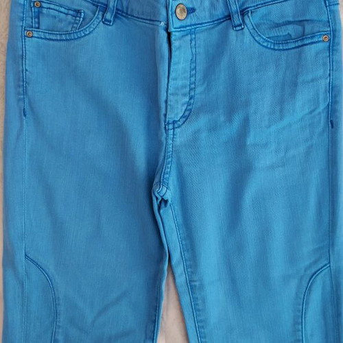 Zara fitted pants blue-purple like new, size M