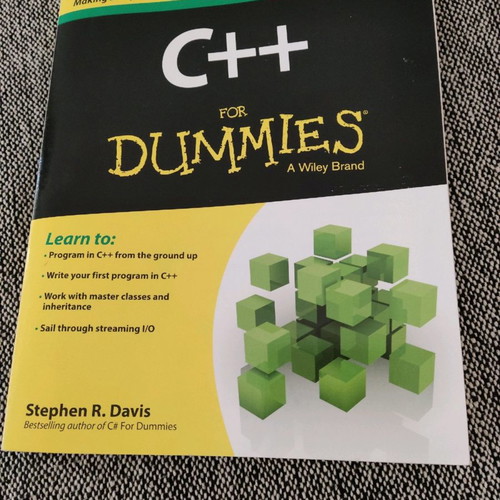C++ For Dummies book like new for programming