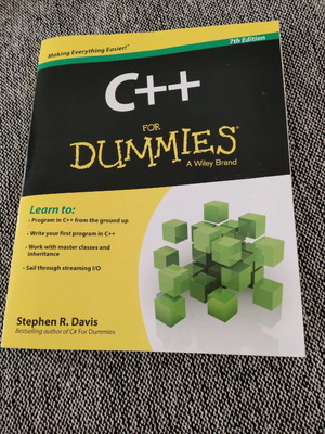 C++ For Dummies book like new for programming