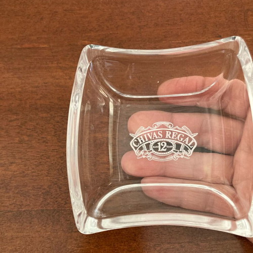 Chivas Regal collectible crystal glass bowl as new