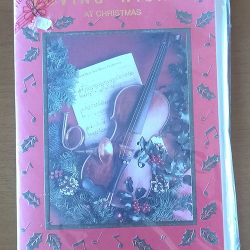 Christmas cards new, set of 4 pieces