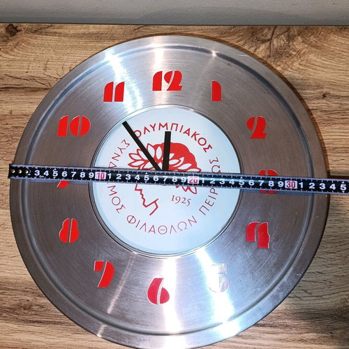 Olympiacos wall clock authentic used