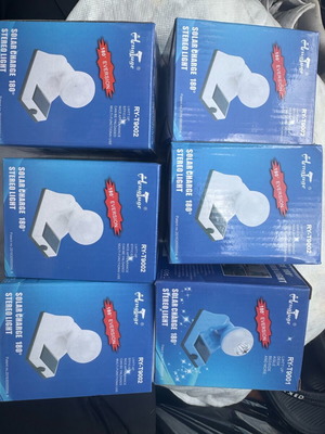 Ηλιακά φωτιστικά led καινούργια, πακέτο 6 τεμάχια