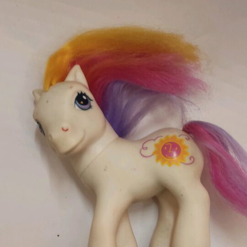 My Little Pony Sunny Daze G3 used with trimmed hair and marks