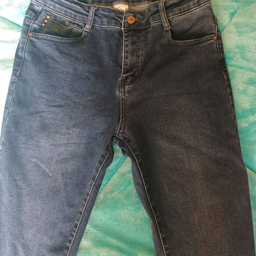 Women's jean pants size 44 like new, blue