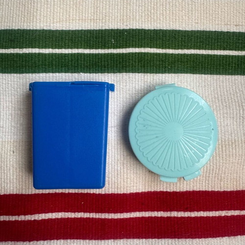 Tupperware two collectible containers new