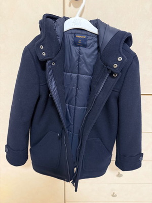 Παλτό μοντγκόμερι Mayoral σαν καινούργιο για αγόρι, μπλε, 7-9 ετών