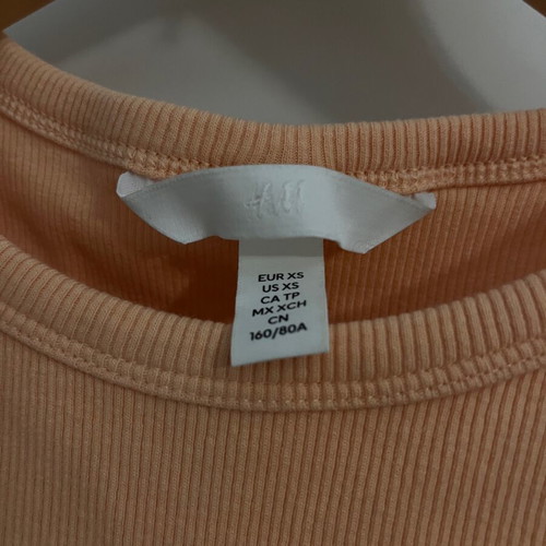 Summer top H&M orange like new, size XS