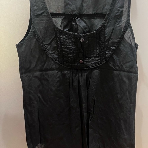 Venus Victoria semi-transparent blouse like new, size M 38 10, black and grey