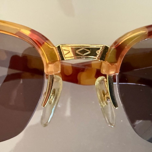 Sunjet by Carrera sunglasses used, vintage brown tortoise
