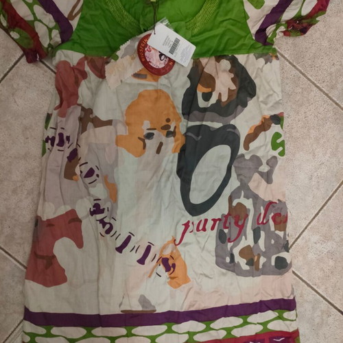 Boho style dress new with label, cotton, handmade embroidery