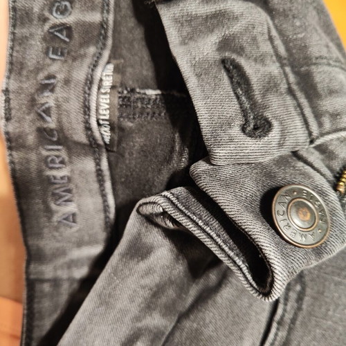 American Eagle jeans slim fit black faded, like new