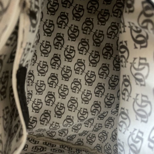 Guess vintage shoulder bag like new, black and grey