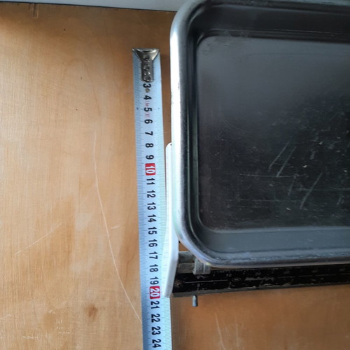 Vintage metal scale from 70s-80s like new, measuring tool