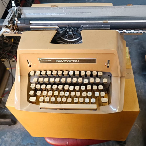 Remington typewriter used, collectible, serviced