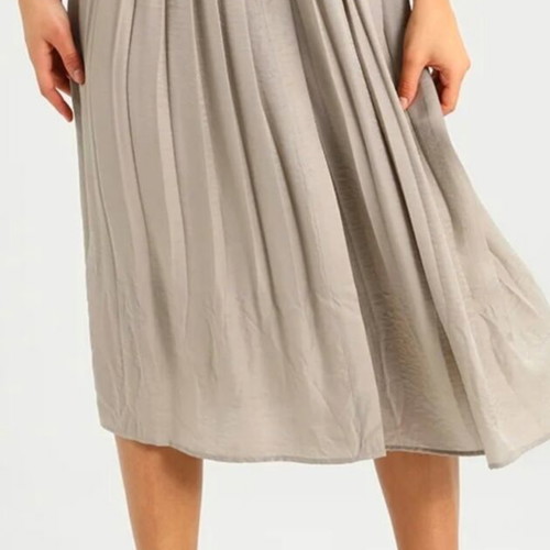 Pepe Jeans skirt like new with iconic elastic sandy colour satin finish