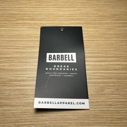Authentic Barbell tag like new from USA