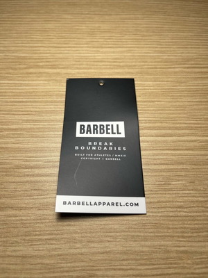 Αυθεντικό καρτελάκι Barbell σαν καινούργιο από ΗΠΑ