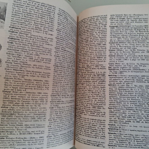 Papyrus Encyclopedic and Linguistic Dictionary used, two volumes