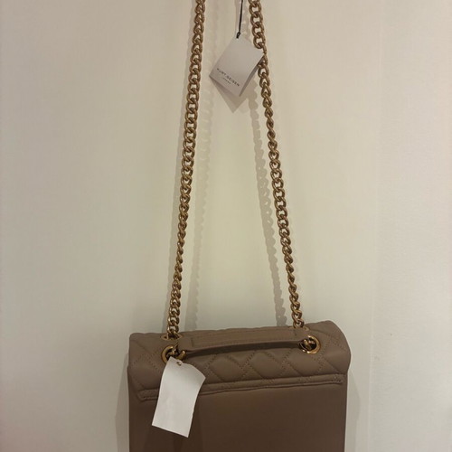Kurt Geiger London Kensington Leather Shoulder Bag new taupe