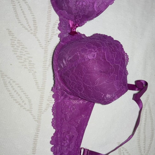 H&M lace women's bra 85C fuchsia