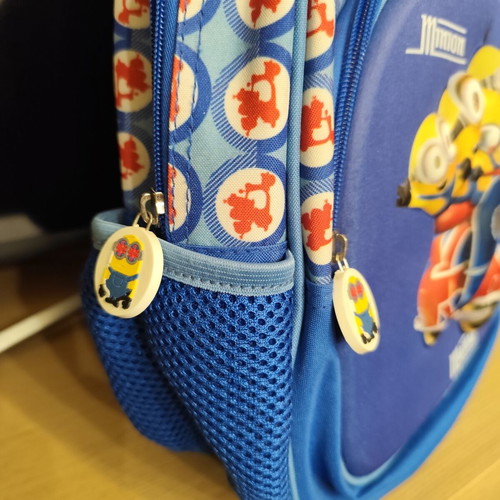 Minions Preschool Bag like new with 3D front design and mesh pockets