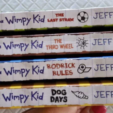 Diary of a Wimpy Kid 4-book set new, paperback editions