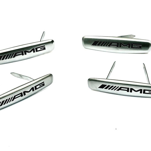AMG Mercedes-Benz decorative logos for seats and other uses, set of 4