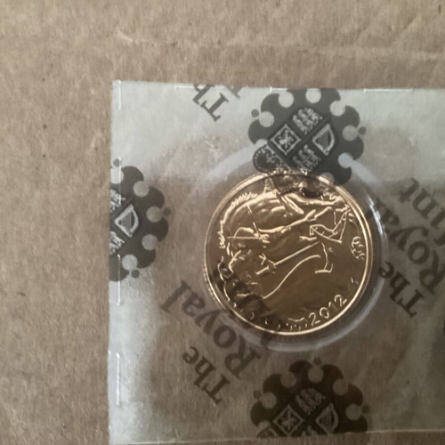 2012 Gold Sovereign Queen Elizabeth in blister new