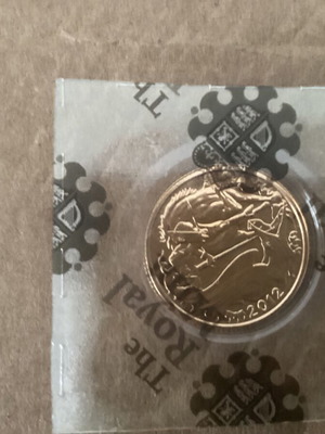 2012 Gold Sovereign Queen Elizabeth in blister new