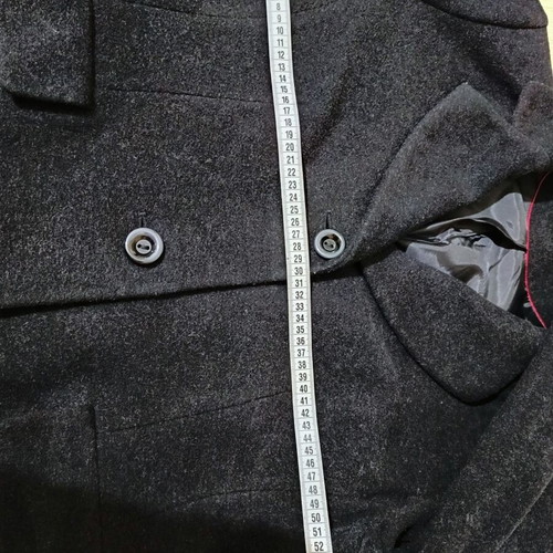 Katag wool women's coat new, classic line, black and gray